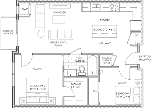 floorplan unit 202