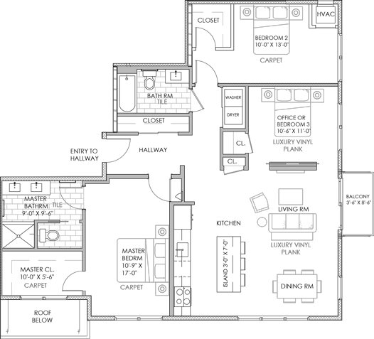 floorplan unit 300