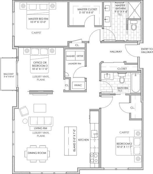 floorplan unit 301