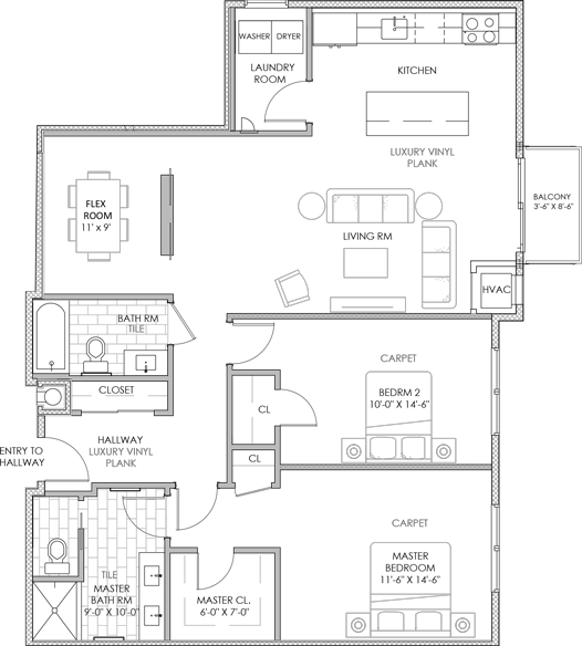 floorplan unit 305